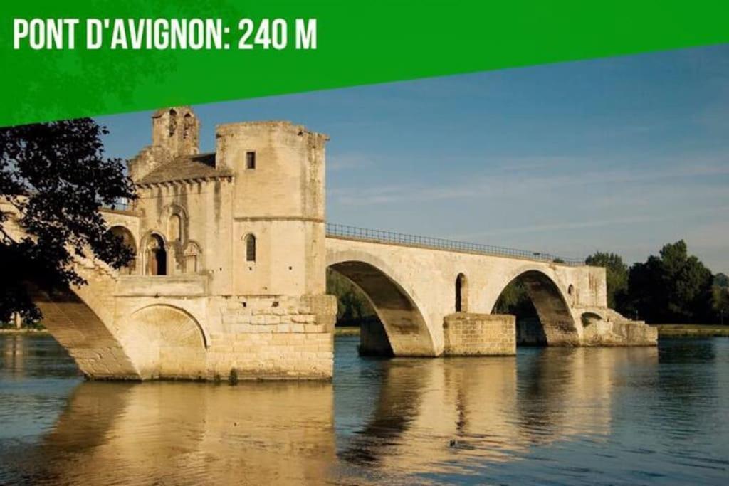 Aux Marches Du Palais - Ac Clim - Spacieux - Terrasse - Wifi Avignon Bagian luar foto